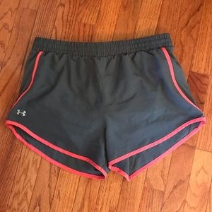 EUC gray and pink athletic shorts